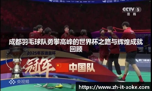 成都羽毛球队勇攀高峰的世界杯之路与辉煌成就回顾