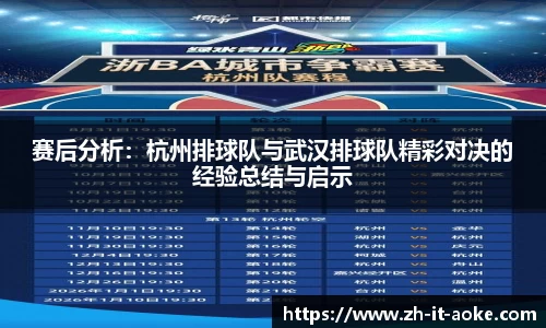 赛后分析：杭州排球队与武汉排球队精彩对决的经验总结与启示